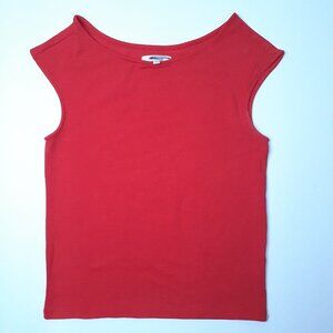 Madewell Womens‎ dark orange Sleeveless Top By Charter Club Small